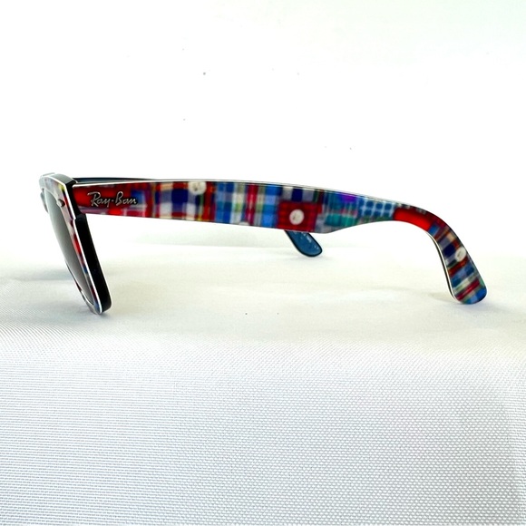 ♦️SOLD♦️RAY-BAN RB2140 Special Series Wayfarer Gray Lenses Multicolor Frame - Picture 6 of 15
